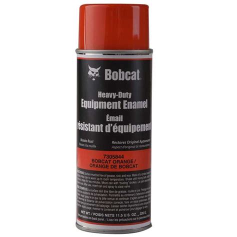 bobcat orange spray paint